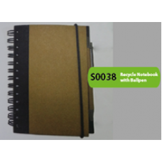Recycle Notebook with Ballpen